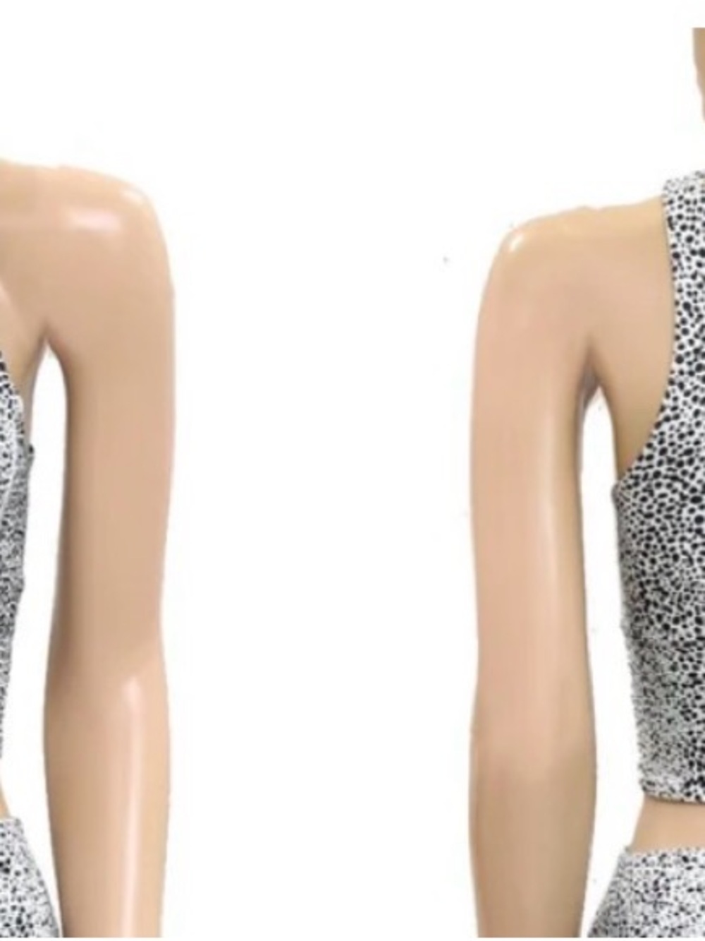 Nimble all the crop tank top black and white size small - Picture 2 of 5